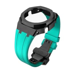 Mod Kit For Casioak GMAS2100 Stainless Steel metal Case Rubber Strap for Mod Kit GMA-S2100 4thGen Replacement shoc K Accessories