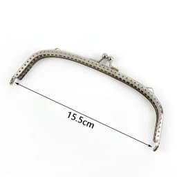 5/10Pcs Silver Smooth Metal Bags Handle 10/12/15cm Purse Frame for Handbag Wallet Clourse Sewing Brackets DIY Bag Accessories