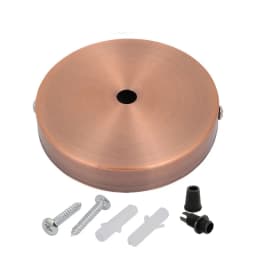 DIY Metal Ceiling Rose For Pendant Lighting Fixture D100 Vintage Ceiling Canopy Plate For Chandelier