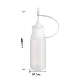 5pcs/lot 5-120ML PE Plastic Squeezable Tip Glue Applicator Plastic Bottle for Paper Quilling DIY Scrapbooking Paper Craft Tool