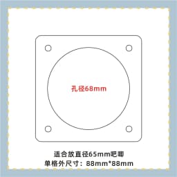 Acrylic Display Stand Holder Storage Box Barbecue Logo Display Rack Five Grids Dustproof Transparent Grain Tray Cartoon Acces...