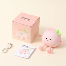 USB Rechargeable Night Light Peach Silicone Night Lights Touch Sensor Bedroom Bedside Cat Lamp With Remote For Kids Baby Gift