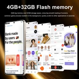 IVMI Global Vision XS26 Ultra Smartphone 4G Network Android 32GB ROM Dual SIM Google Play Store 6.56'' 4000mAh Mobile Phones