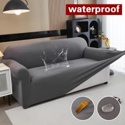 Waterproof Stretch Sofa Slipcover Non-slip Sofa Covers for Living Room Couch Cover Corner Furniture Protector for Kids, Pets