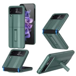 For Samsung Galaxy Z Flip 4 Foldable Super Running Anti-fall Full Shell Easy to Fold with Stand Cover