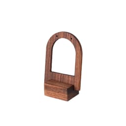 Wooden Jewelry  Rack Earring Display Stands Walnut Earrings Ear Stud Holder Organizer Jeweler Packaging Box Card Case
