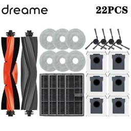 Dreame L40 Ultra/X40 Ultra/X40 Pro Robot Vacuum Cleaner Accessories Mop Dust Bag Main Brush Side Brush Hepa Filter Replacement