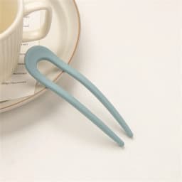 Simple U-Shape Hair Stick French Style Plastic Chignon Pins Hair Forks For Women Girls Summer Bun Styling Tools