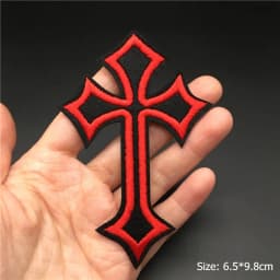 Feeling Good Embroidery Patch for Clothing Punk Iron on Patches Appliques DIY Sewing Clothes Jacket Jeans Home Decoration