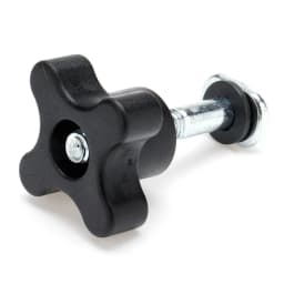 5pcs T-Track Knob Kit with 7 Star Threaded for Woodworking Jigs and Fixtures