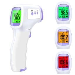 Non-Contact Temperature IR Thermometer Body Fast Measure Digital Fever Thermometer OR Portable Fingertip Blood Oxygen Oximeter