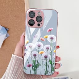 Hard Tempered Glass Phone Case For Samsung Galaxy S26 S25 Ultra S24 Plus S23 S22 S21 S20 FE Cases Starfish Shells Pattern Cover