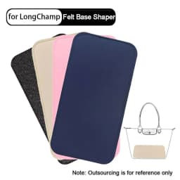 1Pcs Cosmetic Makeup Felt Base Shaper Felt S/M/L Bag Bottom Plate Anti Collapse Blue Black Pink Beige Bag Support Pad