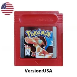 %Many style pokémon cards Red Blue Crystal Golden Green Silver Yellow GBC Game Card 16Bit Video Game CartridgeConsole Card GB/SP