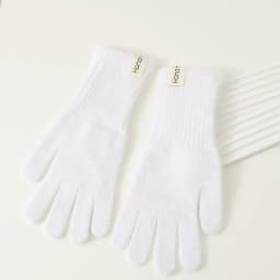 27CM Women Autumn Winter Keep Warm Long Knitted Yarn Gloves Elasticity Solid Simple Style Multicolor Imitation Rabbit Hair Cute