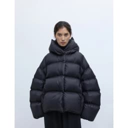 Stylish Silhouette~90% White Goose down Hooded down Jacket for Women, Curved Sleeve Puffer Coat, Thickened Outerwear, Winter 2025 New Model