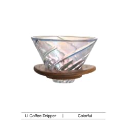 MUVNA Tornado Glass Coffee Server 450ml-Barista Grade Hand Drip Carafe,Leak-Proof Spout,Heat-Resistant for Pour Over/Iced Brew