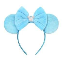 Cute Pink Plush Mouse Ears Headband With Rhinestone Bow Pearl Accents For Party Cosplay DIY Birthday Gift, Kids & Adults