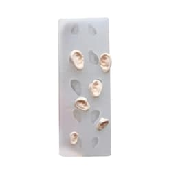 Universal Use Ear Silicone Mould Pottery Clay Ear DIY Light Clay Molds
