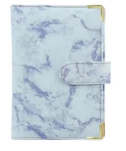A5 A6 White Black Color Marble Binder DIY Binder Only Cover Diary Agenda Planner Paper Cover School Stationery