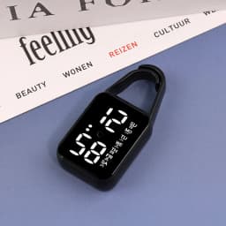 LED Digital Electronic Watch Keychain Luminous Function Children Gifts Multifunctional Hanging Watch Pocket Watches