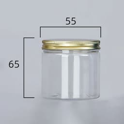 Transparent Sealing Jar With Aluminium Screw Lids Kitchen Organizer Storage Seal Tanks For Grain Tea Candy Cookie Jars