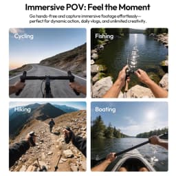 Ulanzi CM029 01 Head Strap Mount for Action Cameras Smartphones for DJI for Gopro Head Strap Mount for Cycling Hiking