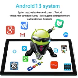 10.1 Inch Android Tablet PC Octa Core 4GB RAM 64GB ROM Google Play Dual SIM Network Bluetooth WiFi Tablets with Protective Case