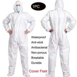Disposable Sanitary Isolation Protection Jump Suit Work Safety Clothing Breathable Dustproof Sparying Paint Labour Overall Suit