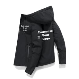 Customized New Fashion Men's Zipper Jacket and Coat Jacket and Outdoor Loading Casual Clothing Street Clothing