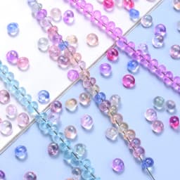 100pcs 5mm Water Drop Shape Glass Hanging Beads Colorful Czech Glass Seed Beads DIY Jewelry Making Beaded Bracelet Necklac