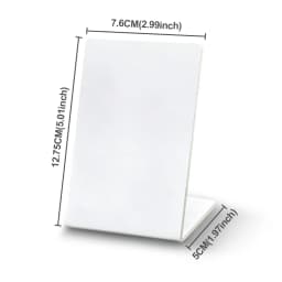 Spanish English QR Code NFC Standing Sign Google Review NFC215 Review Stand Click URL Unlimited Modification Editing QR Codes