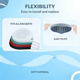 3PCS Tennis Racket Frame Protector Tape Rough Micro Grid Surface Lightweight Durable Edge Protection 2026