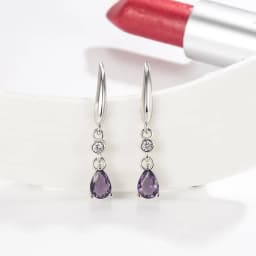 925 Sterling Silver Earrings AAA Zircon Classics for Women's Wedding Fine Fashion Jewelry Accessories Multiple Colors