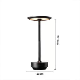 LED Charging Desk Lamp Restaurant Decoration Atmosphere Lamp Retro Portable Cordless Touch USB-C Table Lamp