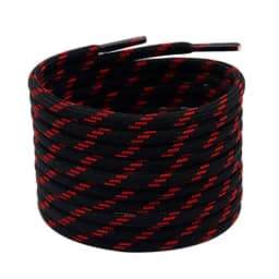 Coolstring 5mm Round Laces Sports Black White Red Shoelaces Unisex Casual Shoestring Bootlaces for P6000 Sneakers Dad Shoes