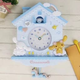 Sanrio New  Hello Kitty Kuromi My Melody Cinnamoroll Pompompurin Pochacco Clock Decoration Room Fashion Trend Cute Kawaii Anime