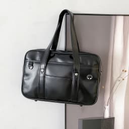 Student Handbag JK Uniform Bag Single Shoulder PU Uniform Bag Commuter Document Backpack Computer Bag Travel Bag