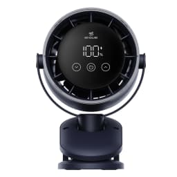 Rechargeable Portable Clip on 360° Rotate Quiet Turbo Desk Fan for Stroller Bed Travel Camping Golf Gym