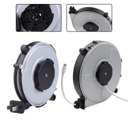 1.8M Power Reel Cable 220V/50Hz Extended Automatic Retractable Power Reel Cable Power Cord Retract Electrical Equipment Supplies
