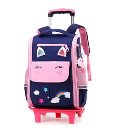 School Bag Student High Capacity Rolling Backpacks Kids Trolley Wheeled Bag Children Backpack Wheels