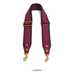 Crossbody bag striped strap canvas nylon strap designer Adjustable shoulder bag replacement with genuine leather parts accessory