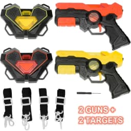 Laser Tag Battle Game Gun Set Electric Infrared Toy Guns Kids Lasergame Set Pistol For Boys Children Indoor Outdoor Sports
