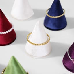 Yinbeini Velvet Conical Bangle Stand Jewelry Display Storage Holder for Bracelet Wristwatch TB032