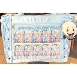 6 in 1 Blue Ita Bag Decorations Kits Set Ribbons Girls Kawaii DIY Card Badge Display Women Pink Insert Itabag Accessories H373