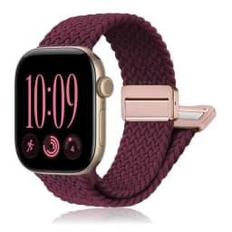 Nylon Band For Apple Watch Strap 44/46mm 45mm 42mm magnetic buckle Bracelet iWatch series se 12 11 10 7 5 6 8 9 Ultra 4 3 49mm