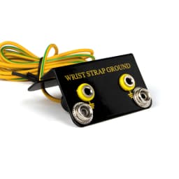 1/2/3/5Pcs L Shaped Anti Static Socket 2/3/4/5/7 Holes Steel Strap Grounding Wire Base 1.7M Copper Electrostatic Earth Cable