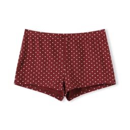 Foldover Shorts for Women Vintage Polka Dot Micro Shorts Fold Over Pajama Bottoms Slim Fit Going Out Mini Shorts Streetwear