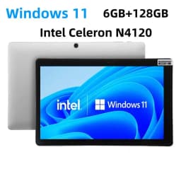 1920*1200 IPS 10.1" Windows 11 Tablet 6GB RAM 128GB ROM 64-bit Intel Celeron N4120 CPU WIFI Quad Core Dual Cameras