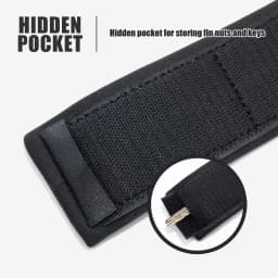 KOETSU SUP Paddle Board Leash 10FT 5.5 mm/0.22 in TPU Material Strong Cord with Ankle MAGIC TAPE Comfortable Secure Fit